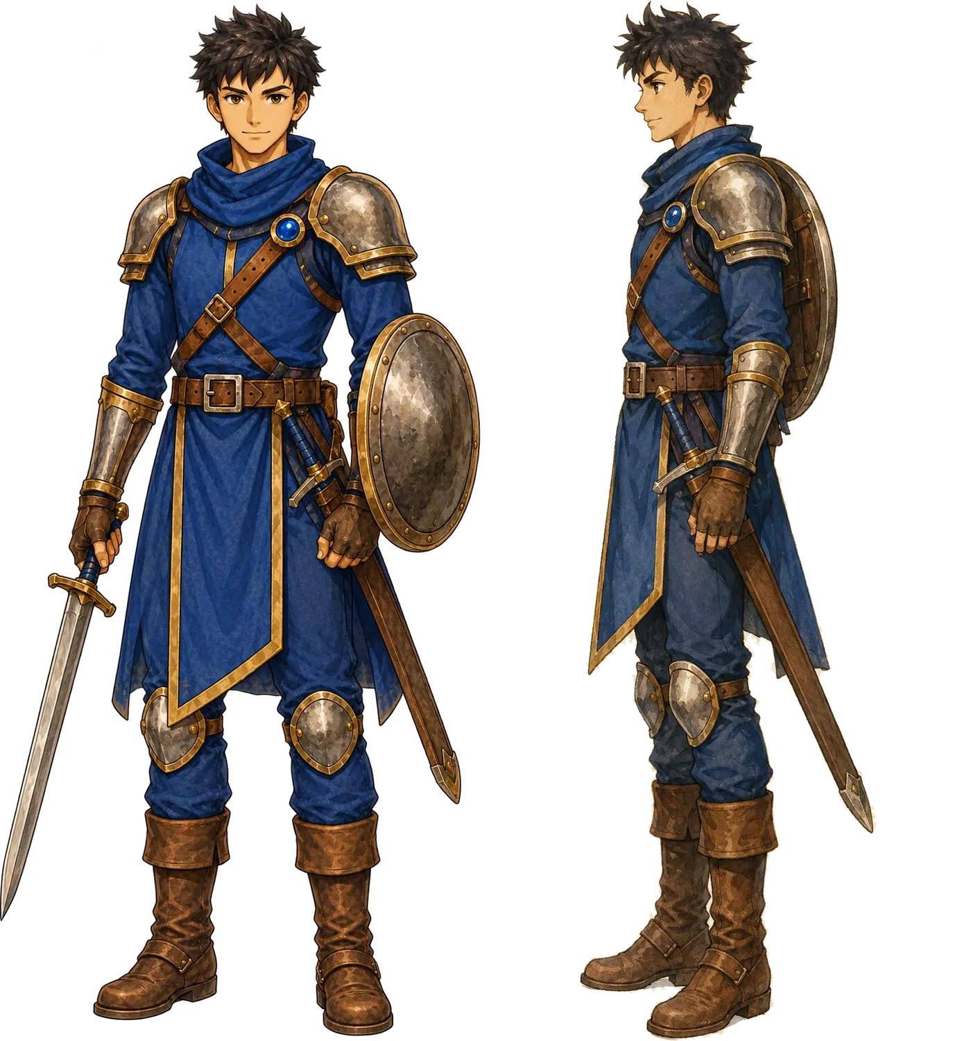 Leo de frente y de perfil en el arte definitivo de la pantalla de selección